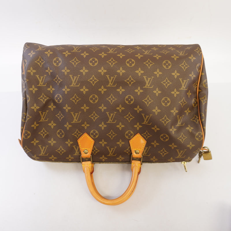 Auth Louis Vuitton Monogram Speedy 40 M41522 Womens Boston BagHandbag