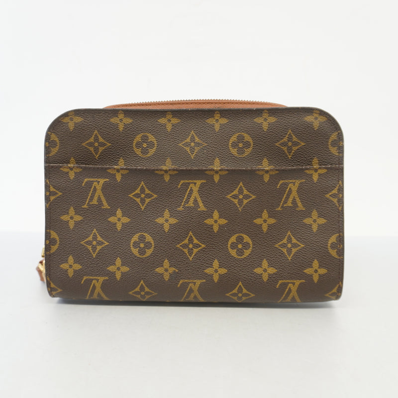 Auth Louis Vuitton Monogram Orsay M51790 Mens Clutch Bag