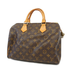 Auth Louis Vuitton Monogram Speedy 30 M41108 Womens Handbag