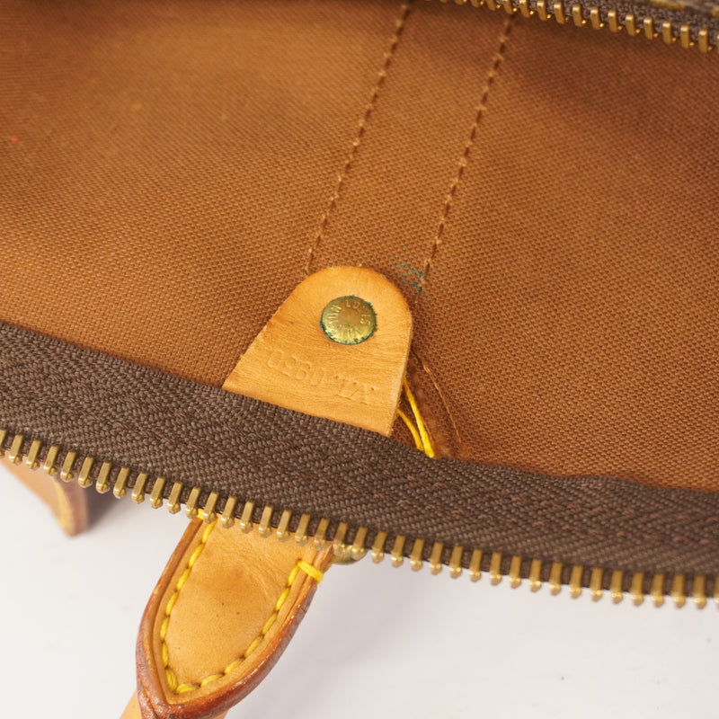 Auth Louis Vuitton Monogram Keepol Bandolier 50 M41416 Unisex Boston Bag