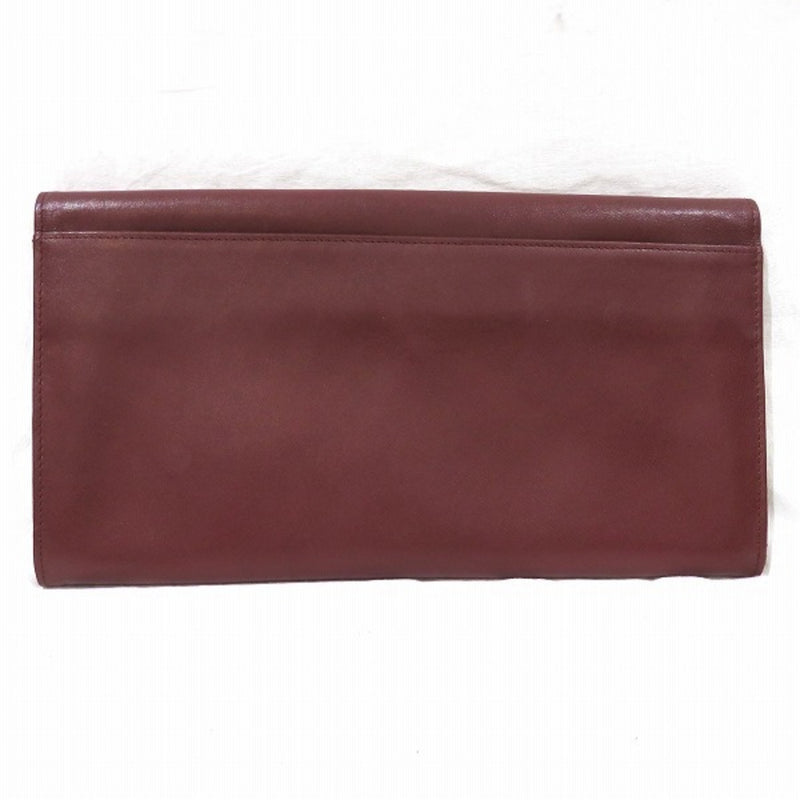 Cartier Mustline Bordeaux Bag Clutch Second Unisex