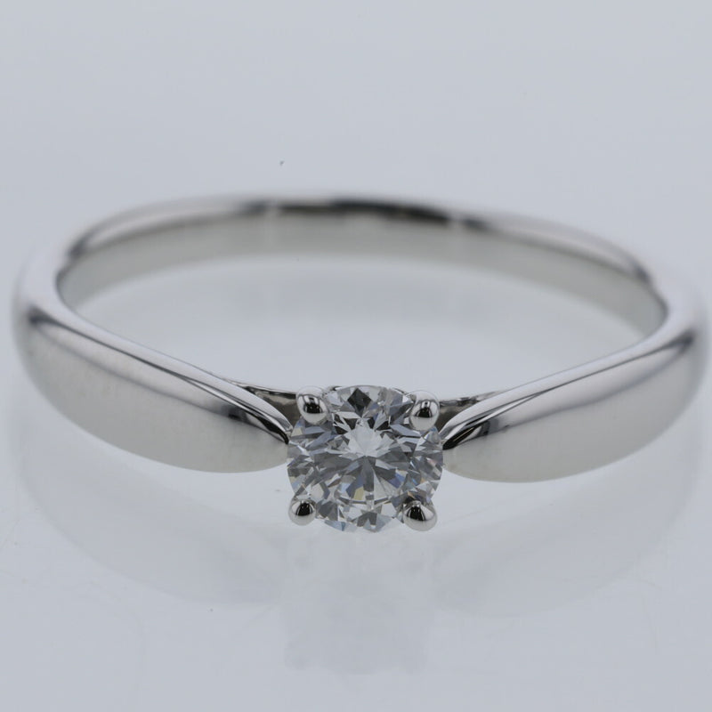 Tiffany Ring Harmony Diamond 1P 0.27ct D VVS2 3EX NONE Platinum PT950 No. 11 Ladies TIFFANY & Co.