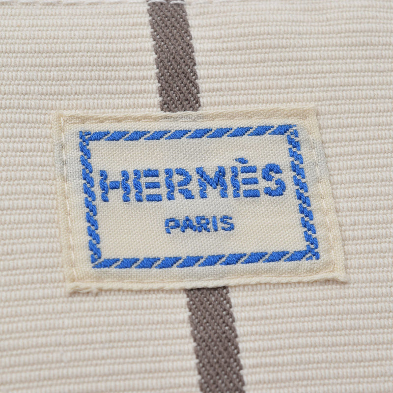 HERMES Hermes Bored Pouch Mini Rayur Locabal Etup / Azul Ladies 100% Cotton
