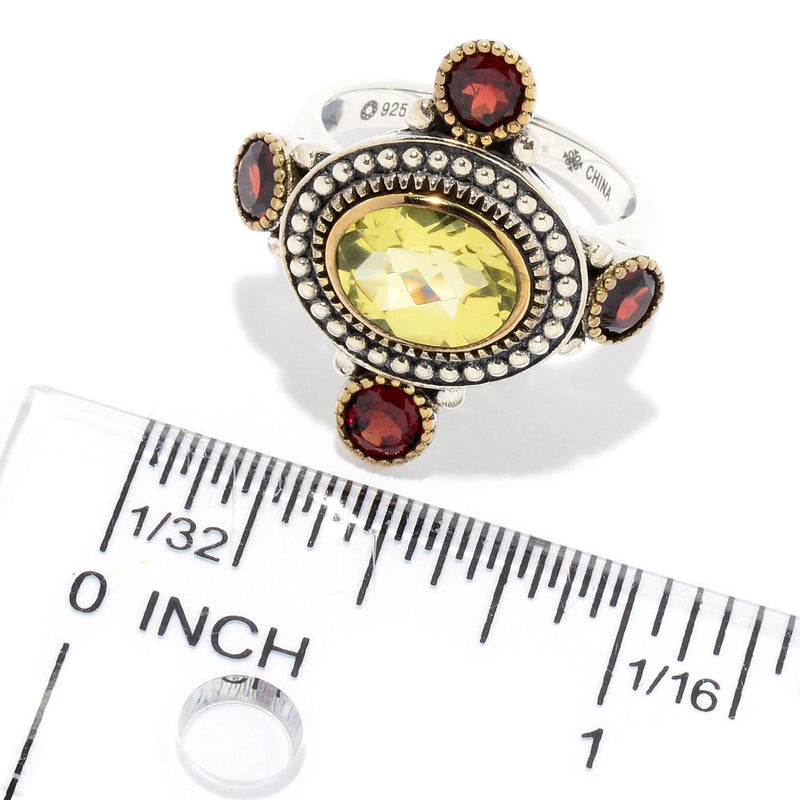 Brand New Red Garnet Ring