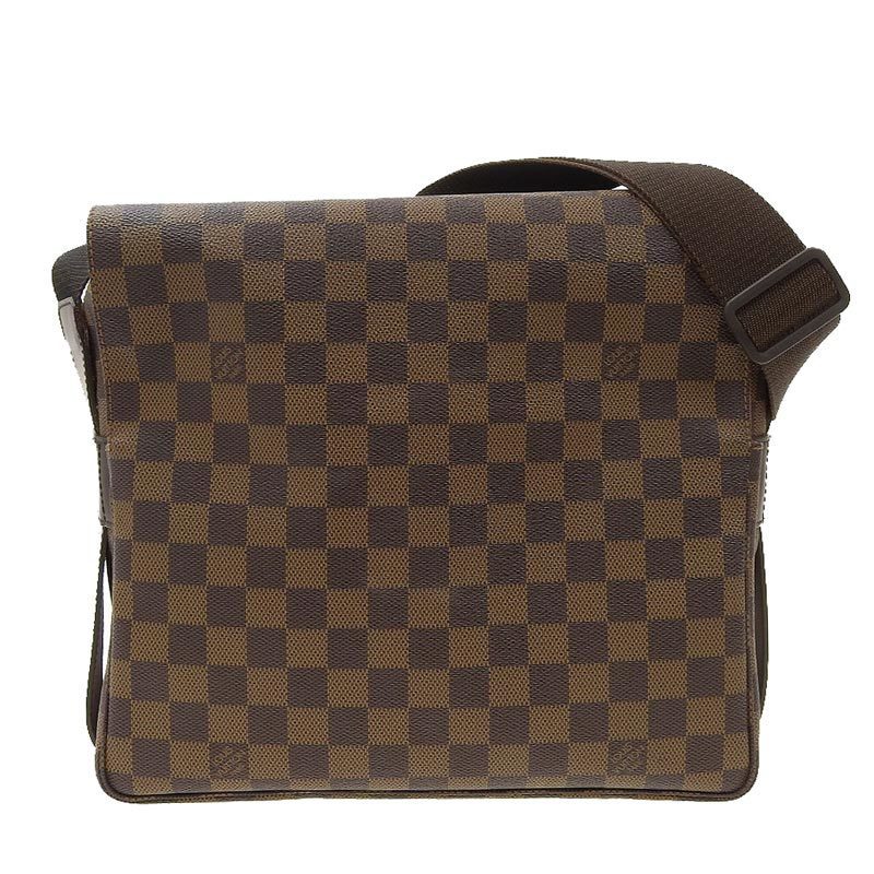 Louis Vuitton Damier Naviglio Shoulder Bag Ebene N45255